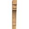 Ekena Millwork Merced Block Rough Sawn Bracket, Western Red Cedar, 4"W x 20"D x 28"H BKT04X20X28MRC05RWR - alternate 3